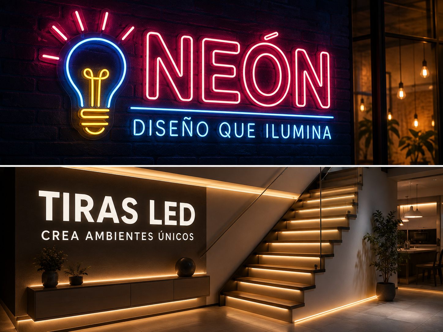 Neón y tiras LED